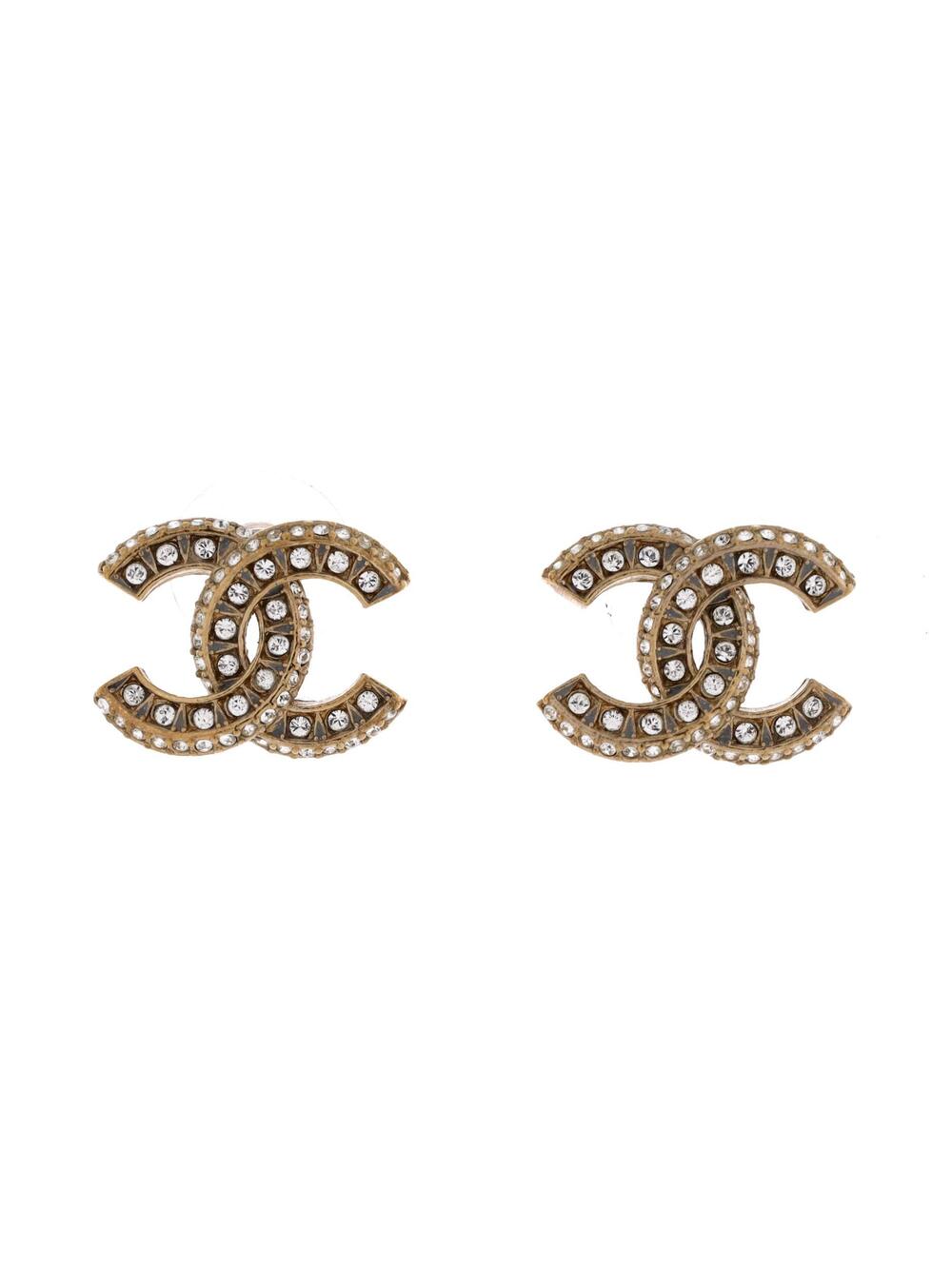 Chanel Cc Stud Earrings Metal With #336494C80B